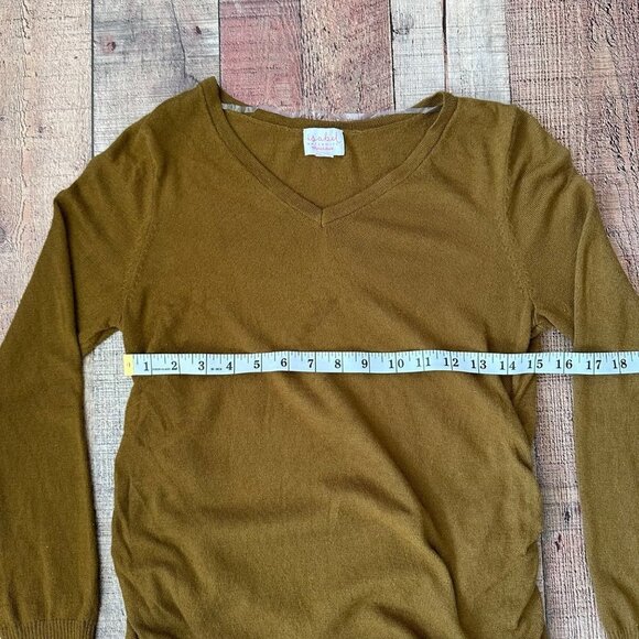 Isabel Maternity Brown long sleeve tshirt women's medium - Picture 8 of 8